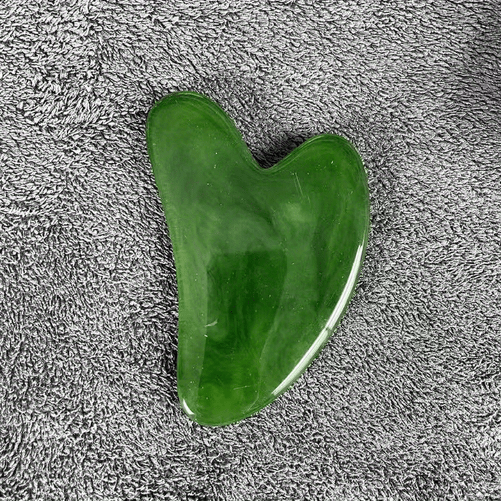 Heart gua sha for radiant, rejuvenated skin