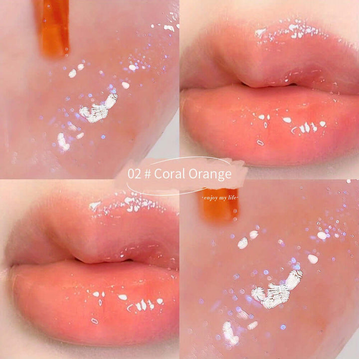 Lip Gloss Set – 6 Colors, Moisturizing &amp; Dewy Shine