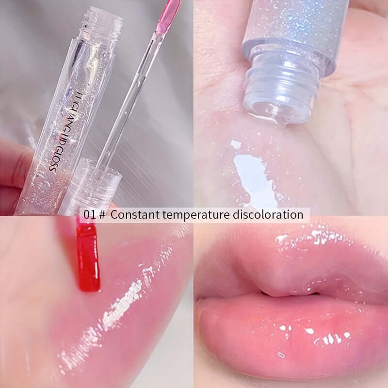 Lip gloss set with moisturizing formula