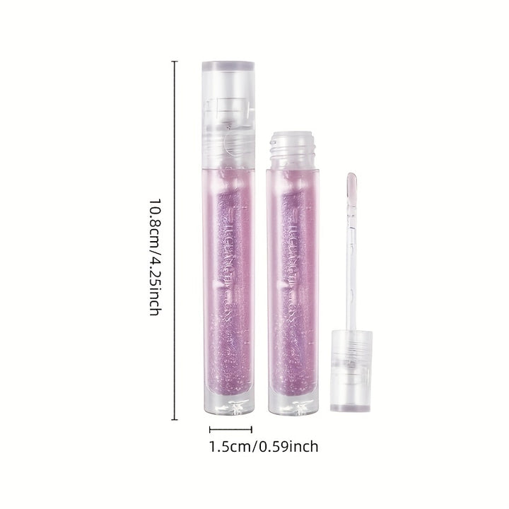 Soft and glossy lips with 6-color lip gloss set