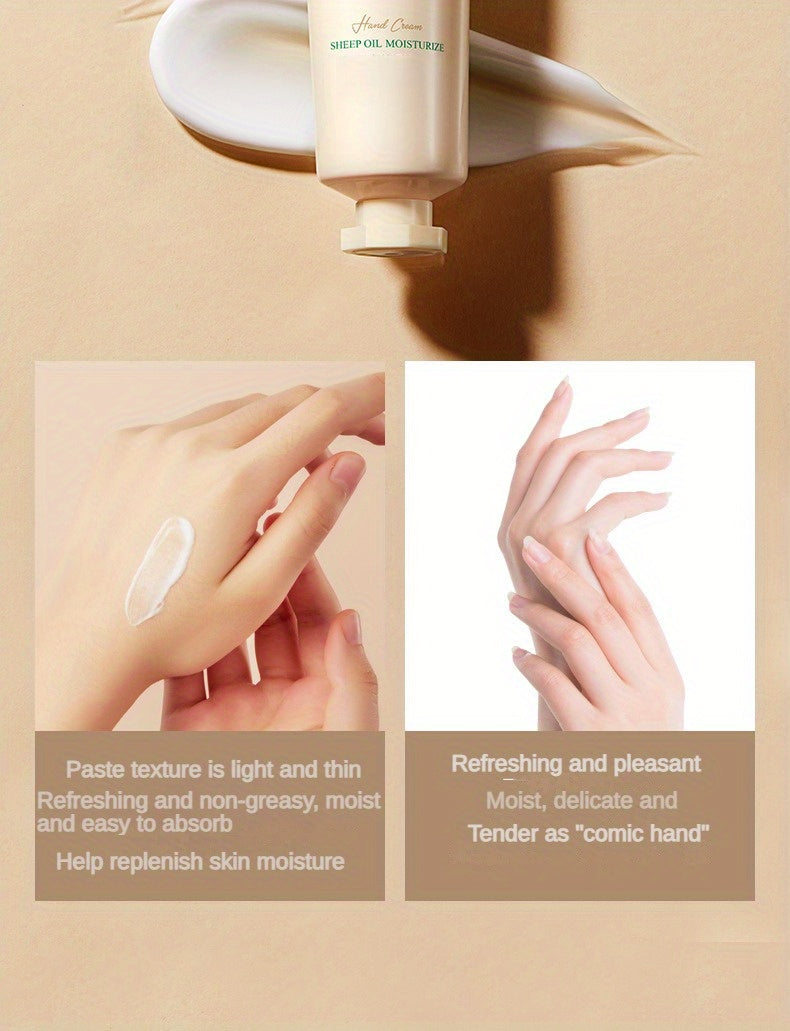 Non-sticky shea butter hand cream