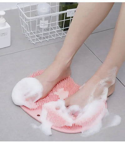 Shower Back Scrubber – Silicone Exfoliating Reusable Body Brush