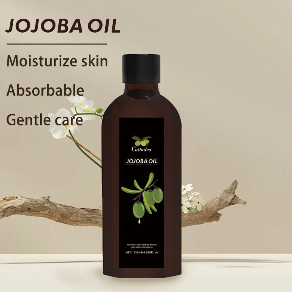 Lightweight jojoba body moisturizer
