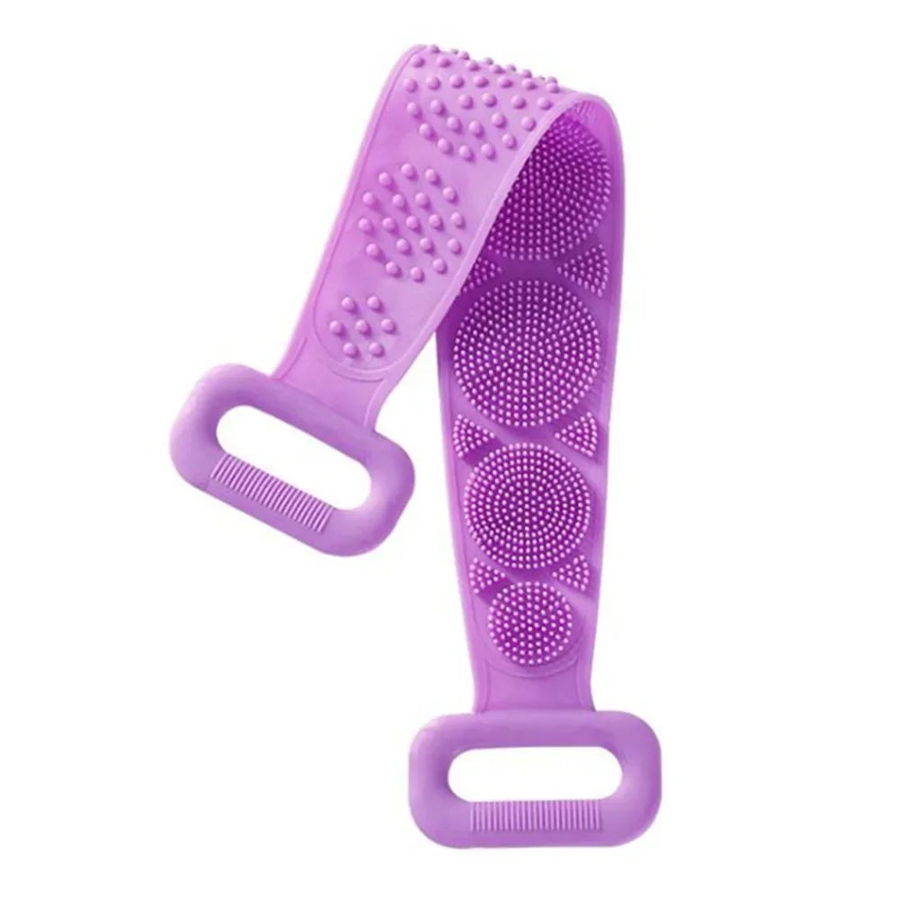 Silicone Body Scrubber – Exfoliating Back &amp; Body Shower Brush