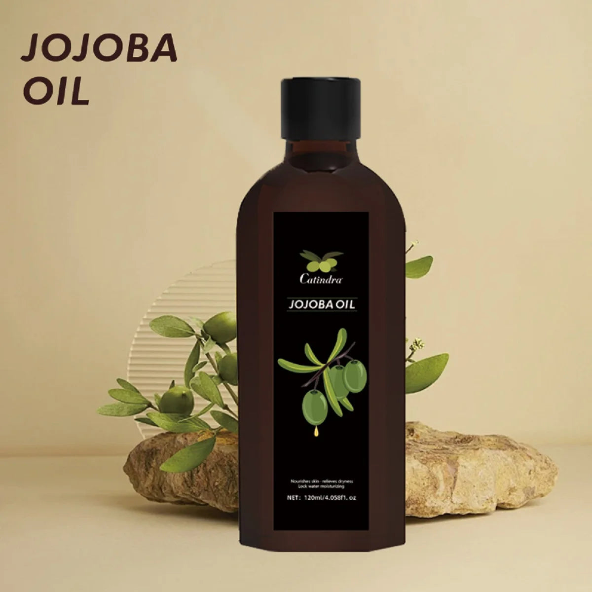 Fast-absorbing jojoba body oil