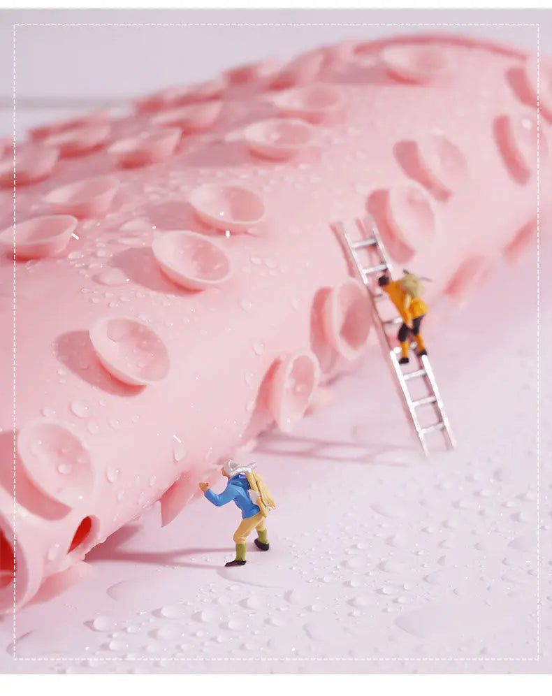 Tooletries Silicone Back Scrubber - Exfoliating Shower Brush