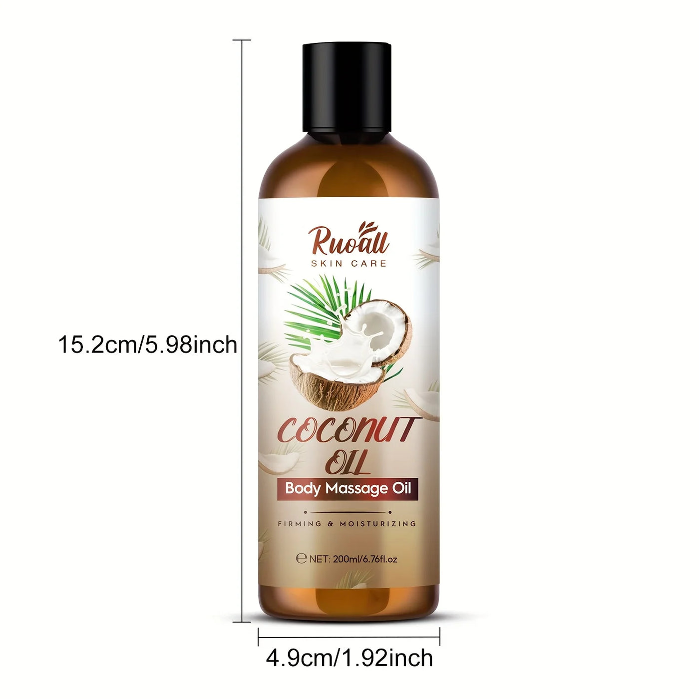 Long-lasting coconut body oil