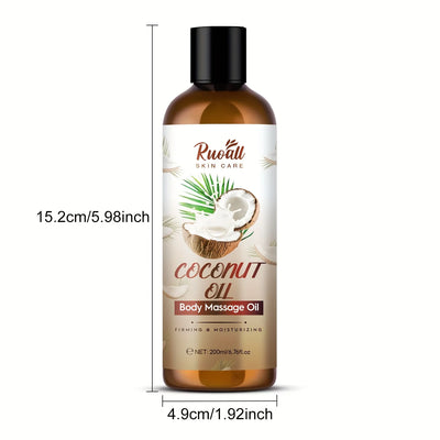 Long-lasting coconut body oil
