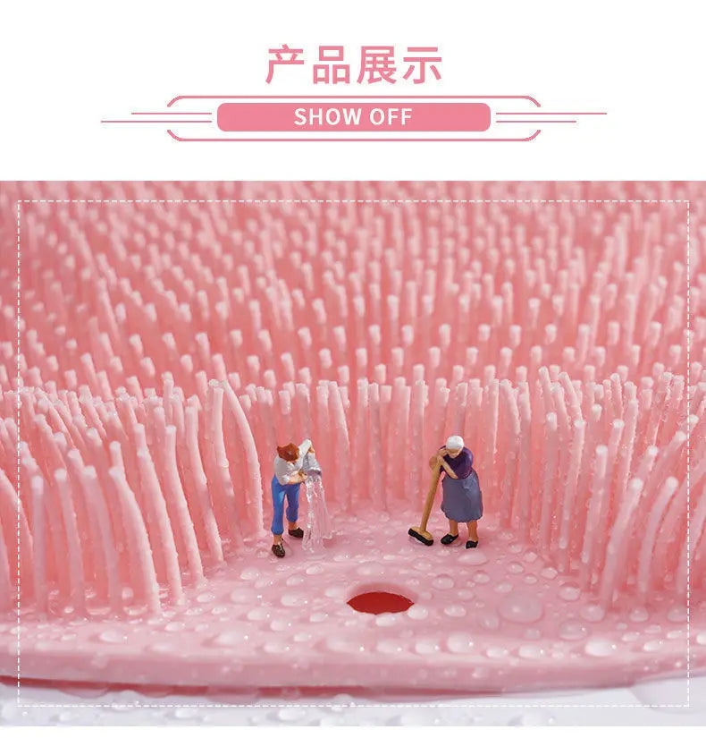 Shower Back Scrubber – Silicone Exfoliating Reusable Body Brush