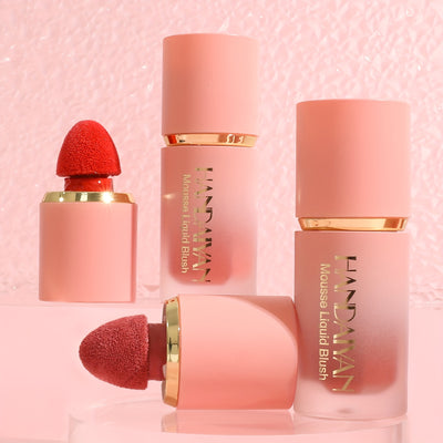 HANDAIYAN Velvet Liquid Blush Set – Waterproof, Natural Glow Makeup