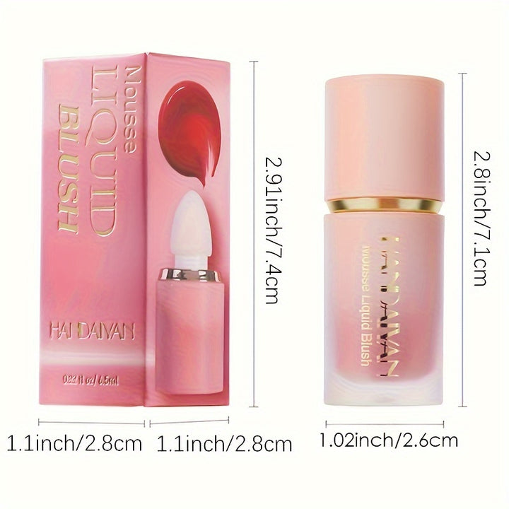 Liquid blush set for cheeks