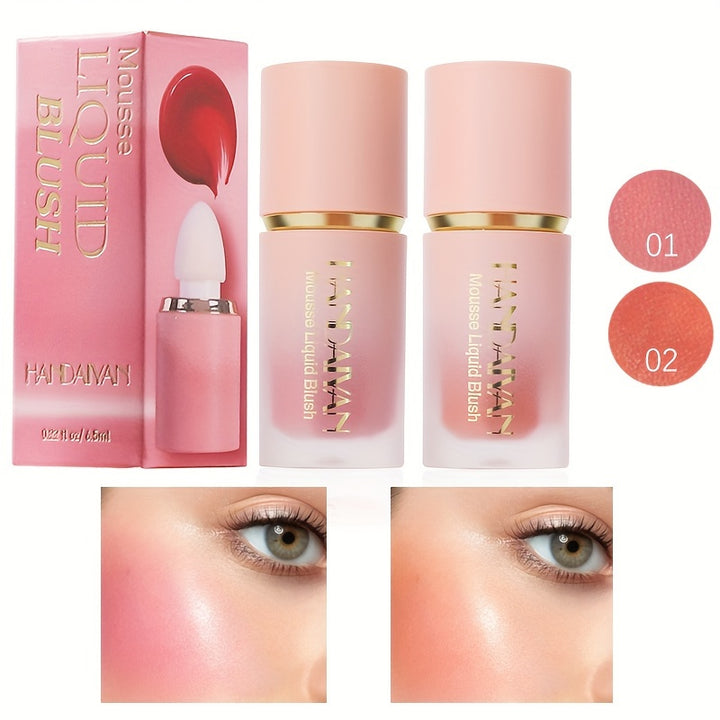 Velvet Liquid Blush Set – Waterproof Natural Glow Makeup by HANDAIYAN