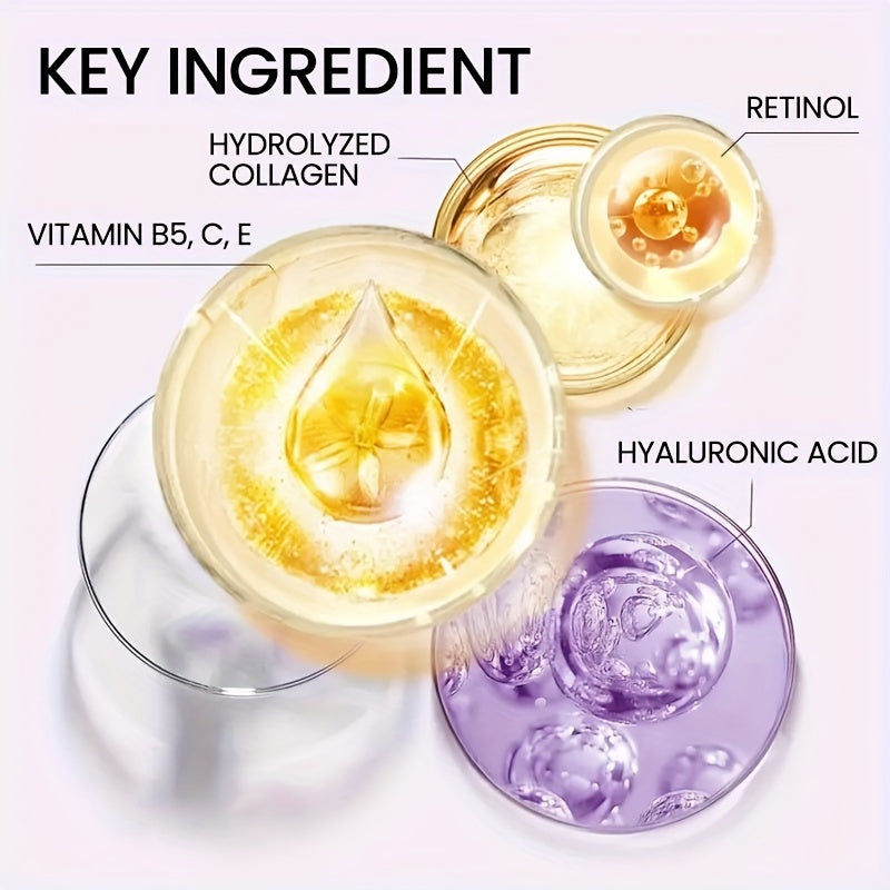 Hydrating collagen cream with retinol